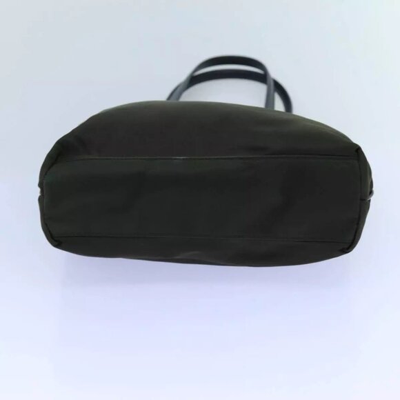 PRADA Hand Bag Nylon Khaki - Picture 14 of 16